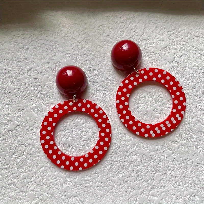 Polka Dot Earrings for Women